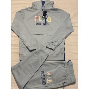 Polo Sweatsuit/Tracksuit Unisex Large- Blue